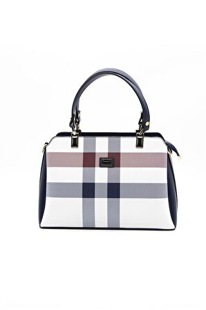 Silver  Polo Beyaz - Laci NV972 Kadın El Çantası
