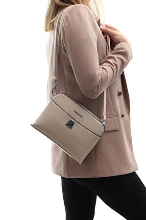 Silver  Polo Bej - Bej NV623 Kadın Çapraz Çanta
