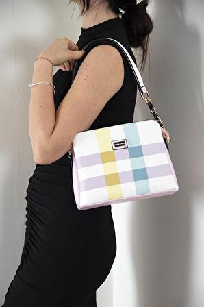 Silver  Polo Lila - Pembe NV937 Kadın Omuz Çantası