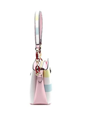 Silver  Polo Lila - Pembe NV937 Kadın Omuz Çantası