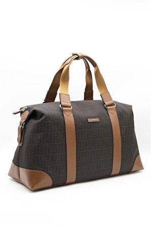 Silver  Polo Kahve - Taba NV873 Kadın Seyahat Çantası