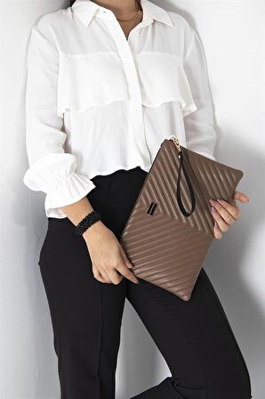 Silver  Polo K.vizon - K.vizon NV1034 Kadın Portföy  Clutch