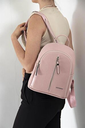 Silver  Polo Pink - Pink NV901 Kadın Sırt Çantası