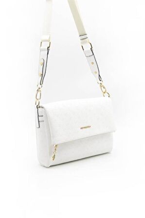 Silver  Polo Beyaz - Beyaz NV963 Kadın Çapraz Çanta