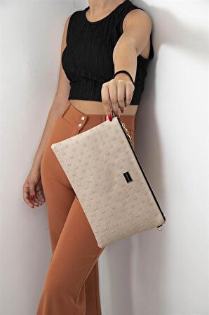 Silver  Polo Nut - Siyah NV1034 Kadın Portföy  Clutch