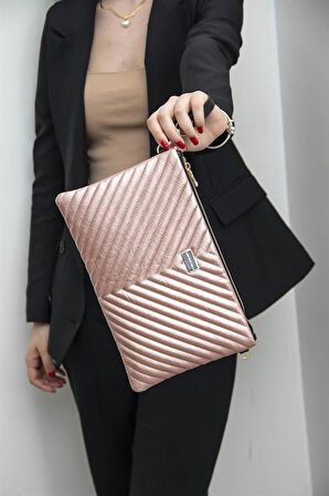 Silver  Polo Pudra NV1034 Kadın Portföy  Clutch