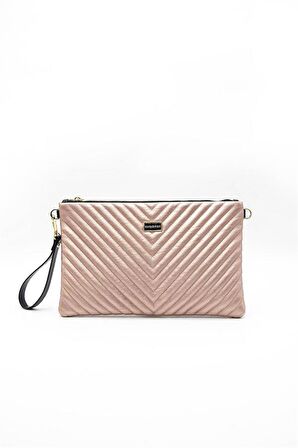 Silver  Polo Pudra NV1034 Kadın Portföy  Clutch