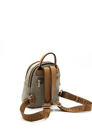 Silver  Polo Haki - A.Taba NV983 Kadın Sırt Çantası