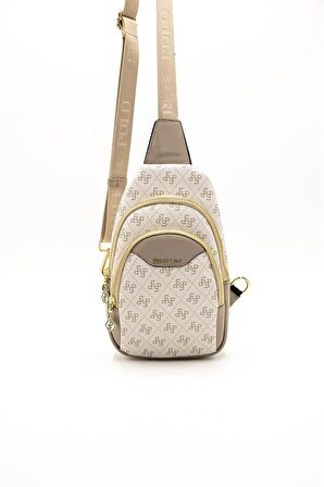 Silver  Polo Bej - Kum NV959 Kadın Bel Çantası