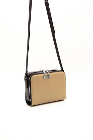 Silver  Polo Nut - Kahve NV888 Kadın Çapraz Çanta