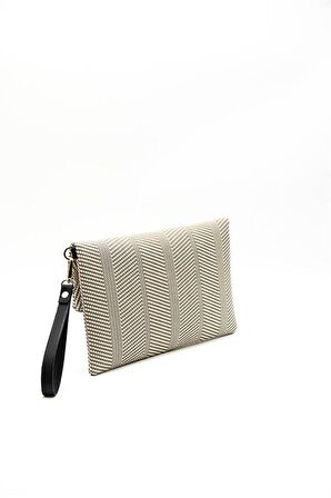 Silver  Polo Bej - Taba NV1134 Kadın Portföy  Clutch