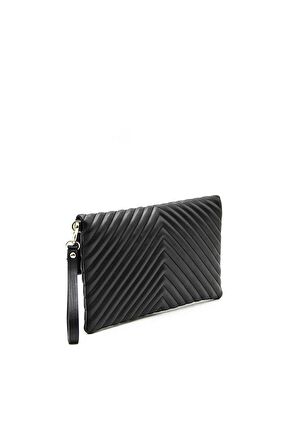 Silver  Polo Siyah - Siyah NV1134 Kadın Portföy  Clutch