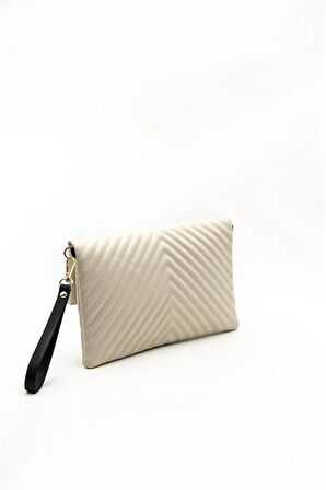 Silver  Polo Bej - Bej NV1134 Kadın Portföy  Clutch