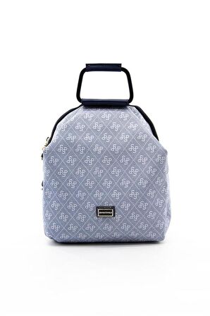 Silver  Polo Mavi-Laci NV771 Kadın Sırt Çantası