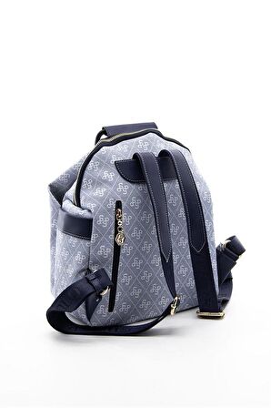 Silver  Polo Mavi-Laci NV771 Kadın Sırt Çantası