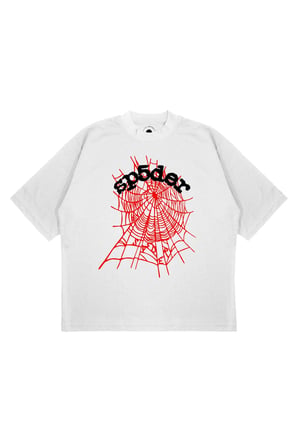 Unisex Oversize SP5DER Basic Baskılı Boxy Fit Kalın Kumaşlı T-shirt
