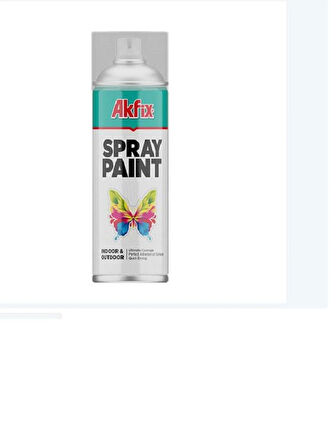AKFİX SPREY BOYA PARLAK SİYAH RAL9005 400ML B380GR