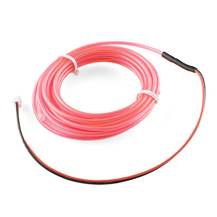 EL Wire Neon İp Led - Pembe (3m)