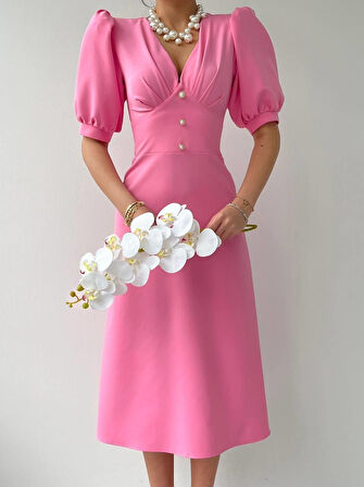 SUPPLİERBY Linda Midi Elbise