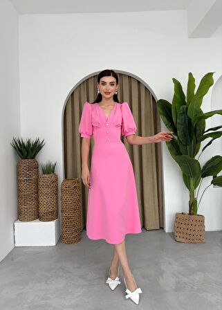 SUPPLİERBY Linda Midi Elbise