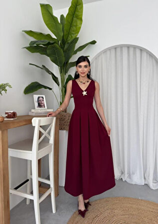 SUPPLİERBY Late Yıldız Detaylı Elbise