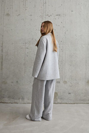 SUPPLİERBY Gri 3-İplik Comfort Ceket Ve Pantolon Takım