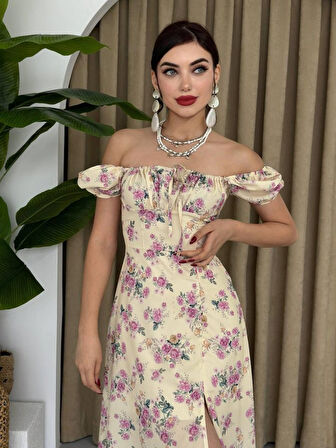 SUPPLİERBY Zeze Balon Kol Elbise