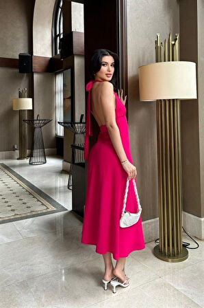SUPPLİERBY Ruby Sırt Dekoteli Elbise 2561-8