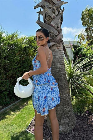 SUPPLİERBY Cheryl Gold Pul Detaylı Elbise 2475-08