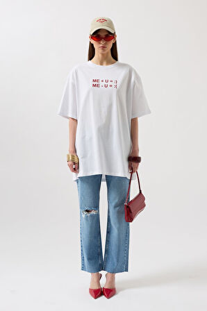 SUPPLİERBY Kabartma Baskılı T-Shirt