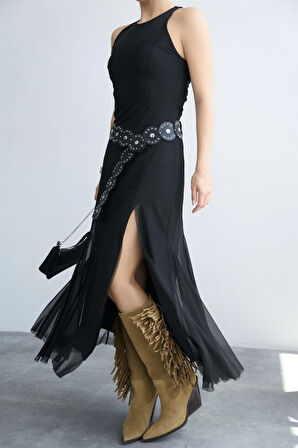 SUPPLİERBY Tül Elbise - Siyah