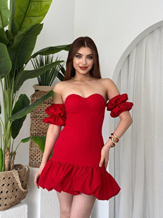 SUPPLİERBY Peyda Straplez Elbise