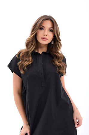 SUPPLİERBY 7464 ELBİSE-SİYAH