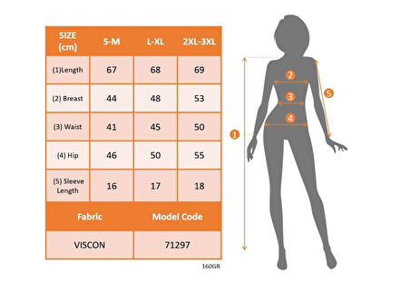 SUPPLİERBY Kadın Kısa Kollu Yuvarlak Yaka Yandan Düğmeli Viskon Bluz