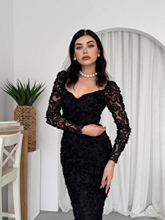 SUPPLİERBY Folers Çiçek Desenli Elbise