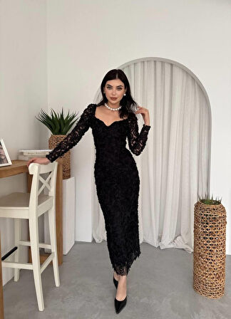 SUPPLİERBY Folers Çiçek Desenli Elbise