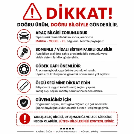TOFAŞ 4X98 3 CM - 2 ADET SPACER + BİJON SETİ