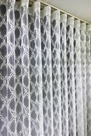 S Pile Taç Seher Örme Tül Perde Es Tül Perde