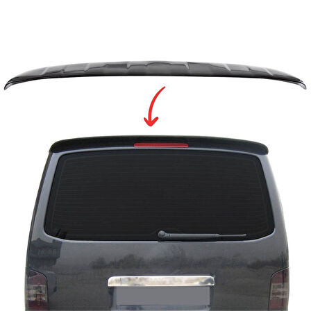 Vw Transporter T5 T6 Piano Black Spoiler ABS Plastik 2005-2016
