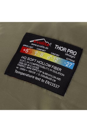 Thor Pro Ultralight -27ºc Birleştirilebilir 2 Kişilik Uyku Tulumu