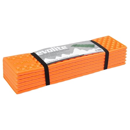 Evolite Kamp Seti: Pro SQ 0°C Uyku Tulumu + UltraLight Comfort Katlanır Mat Turuncu