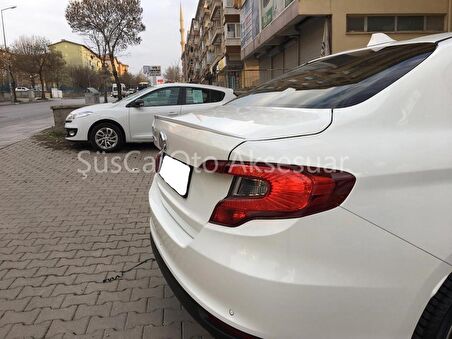 Fiat Egea Bagaj Üstü Slim Spoiler Parlak Beyaz