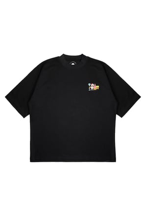 Unisex Oversize SPONGEBOB Baskılı Boxy Fit Kalın Kumaşlı (240gsm) T-shirt