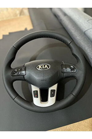 KİA CEED 2010-2012 Uyumlu ARACA ÖZEL DİREKSİYON KILIFI (FABRİKASYON DERİSİ ÜZERİNE YAPILACAK)