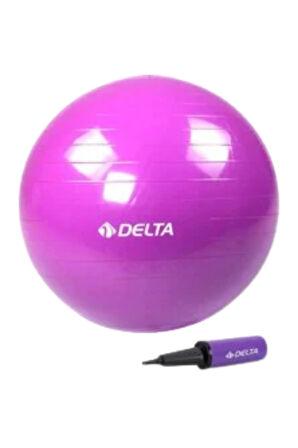 DELTA 55 cm PİLATES TOPU MOR