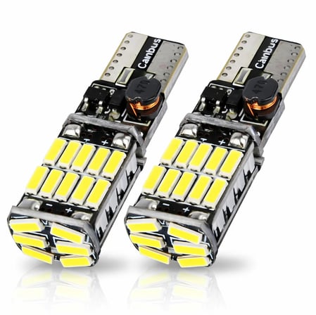W5W T5 Dipsiz Park LED Işık 12-24V Canbus 26 Led Beyaz 