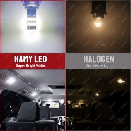 W5W T5 Dipsiz Park LED Işık 12-24V Canbus 26 Led Beyaz 