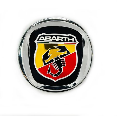 Fiorino Doblo Egea Ducato Abarth Logo Ön Panjur Arması Krom Çerçeveli 120mm Orjinal