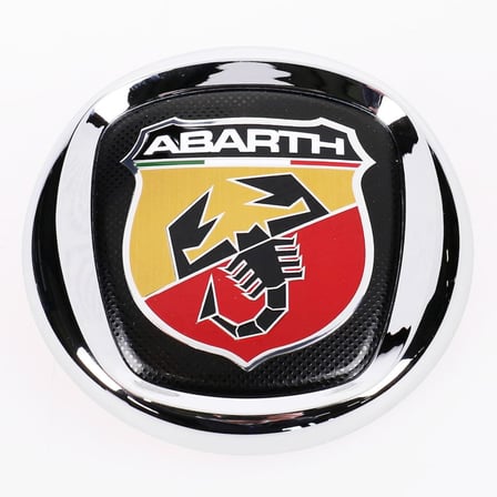Abarth Logo Bravo Ön Panjur Arması Krom Çerçeveli 100mm Orjinal