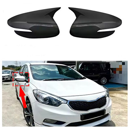 Kia Ceed Sinyalli Batman Yarasa Ayna Kapağı Piano Black 2012-2017 